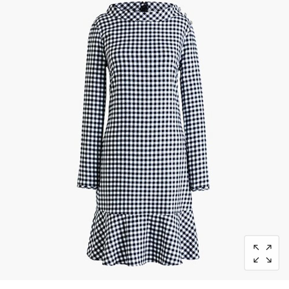 J. Crew Buffalo Plaid Dress - Picture 5 of 16